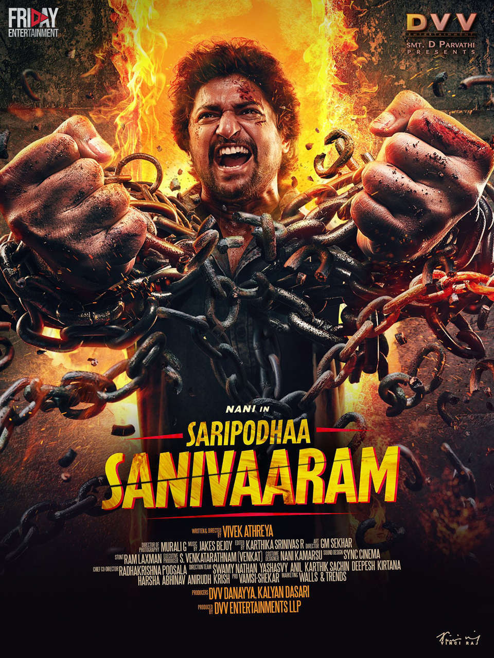 Saripodhaa Sanivaaram 2026 Hindi Dubbed Movie ORG 720p WEB-DL 1Click Download